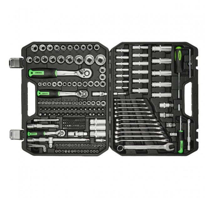 Професійний набір інструментів в кейсі Winso Pro 1/2", 1/4", 3/8" 72T, CR-V, 219од., ціна: 6 573 грн.