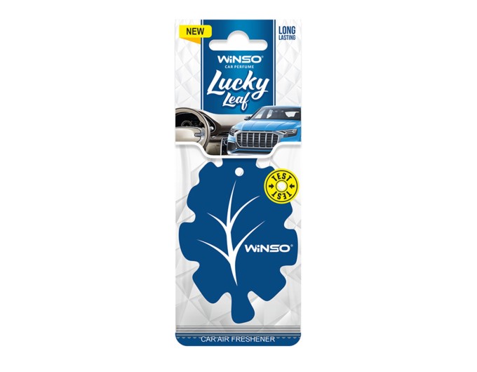 Освежитель воздуха Winso Lucky Leaf, целлюлозный ароматизатор, New Car, цена: 32 грн.