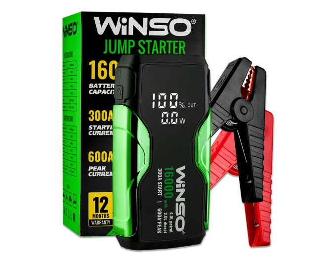 Пусковий пристрій Winso Jump Starter 300/600A 16000mAh, ціна: 2 564 грн.