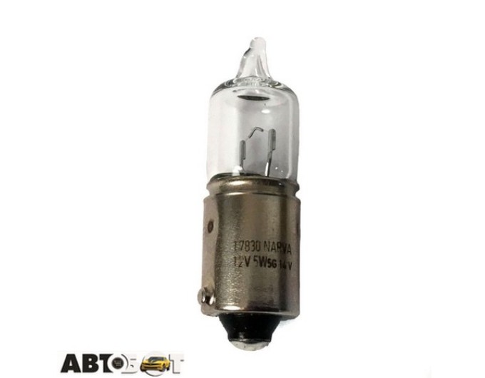 Лампа накаливания Narva H5W 12V 5W BA9s 17830 (1 шт.), цена: 95 грн.