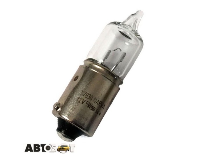 Лампа накаливания Narva H5W 12V 5W BA9s 17830 (1 шт.), цена: 95 грн.