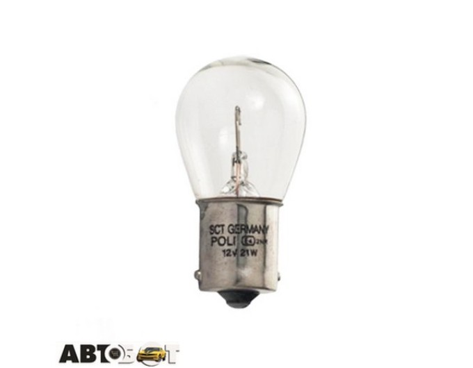 Лампа накаливания SCT P21W 12V 21W BA15s 202075 (1 шт.), цена: 30 грн.
