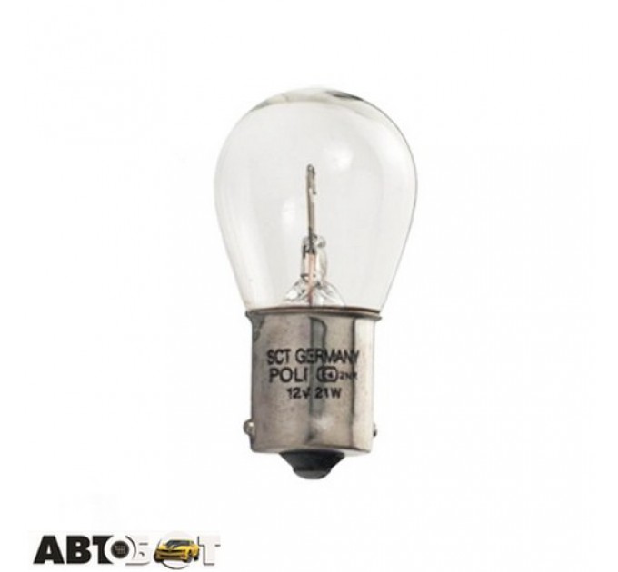 Лампа накаливания SCT P21W 12V 21W BA15s 202075 (1 шт.), цена: 24 грн.
