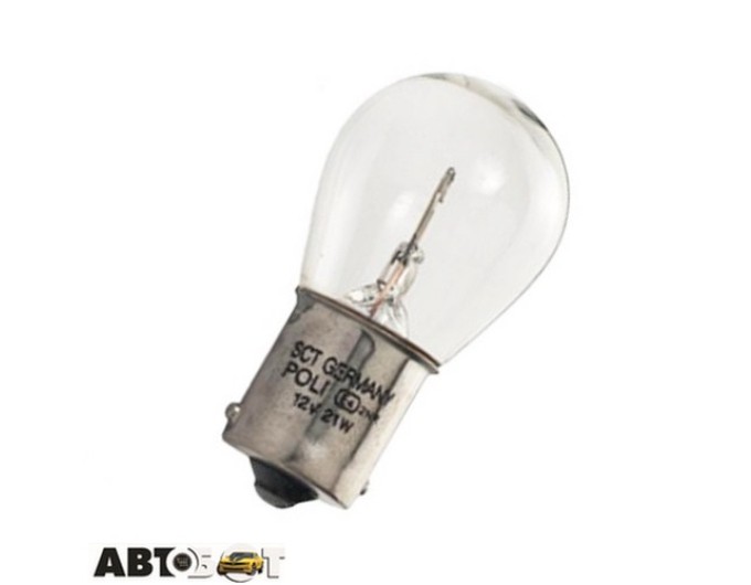 Лампа накаливания SCT P21W 12V 21W BA15s 202075 (1 шт.), цена: 30 грн.