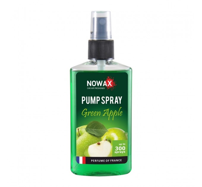 Ароматизатор Nowax Pump Spray Green Apple, 75ml з розпилювачем, ціна: 103 грн.