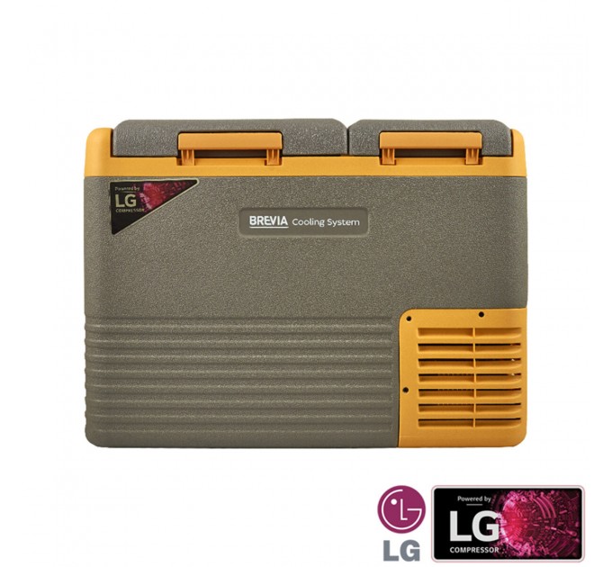 Холодильник автомобильный Brevia 33л (компрессор LG) двухкамерный 22555, цена: 14 799 грн.