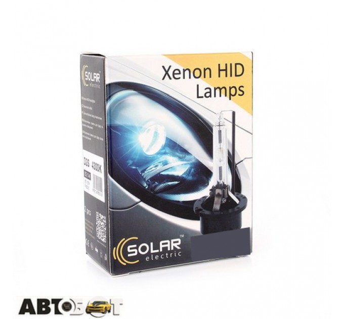  Ксеноновая лампа SOLAR D2S(P32d-2) 4300K 8214 (2шт.)