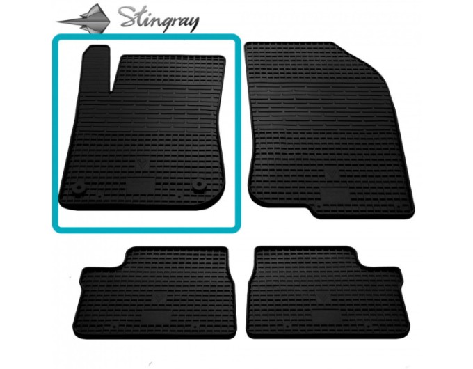 Peugeot 208 (2012-2019) килимок передній лівий (Stingray), ціна: 1 012 грн.