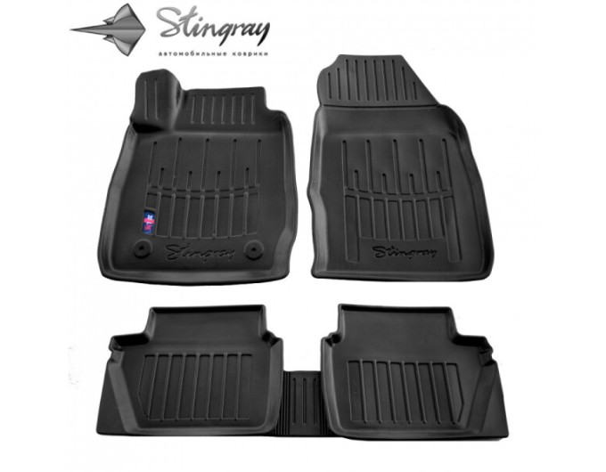 Ford Fiesta (2008-2017) комплект 3D ковриков с 5 штук (Stingray), цена: 1 743 грн.