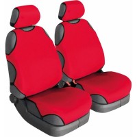 Чехлы-майки автоуниверсал Beltex Delux красный на передние сиденья, без подголовников 2шт