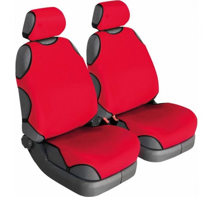 Чехлы-майки автоуниверсал Beltex Delux красный на передние сиденья, без подголовников 2шт, цена: 596 грн.
