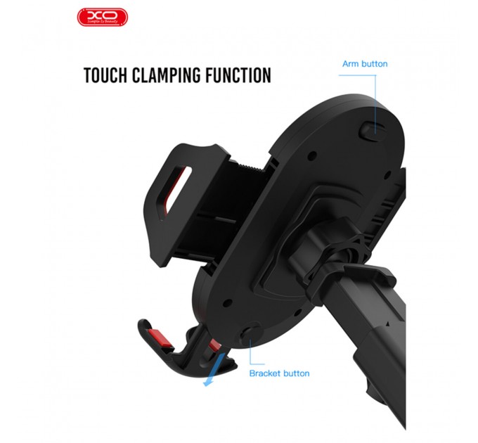 Держатель телефона автомобильный XO C39 Dashboard Stand Holder черный, цена: 169 грн.
