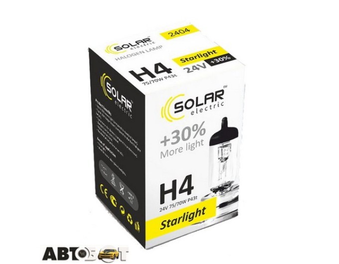 Галогенна лампа SOLAR 2404 (1шт.), ціна: 105 грн.