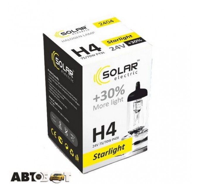 Галогенна лампа SOLAR 2404 (1шт.), ціна: 91 грн.