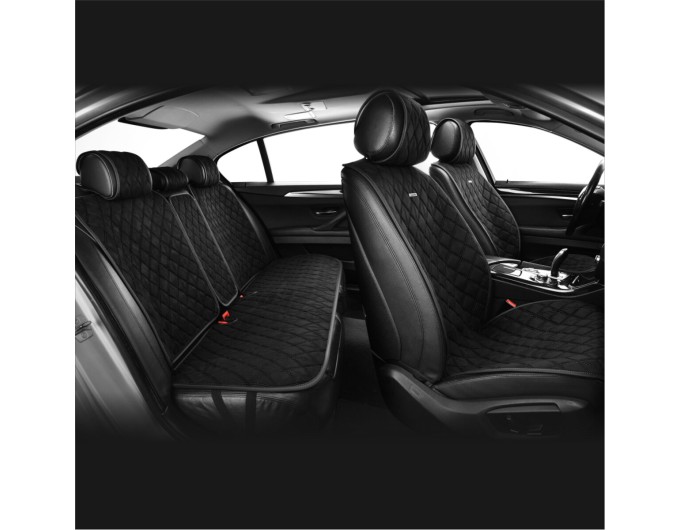 Комплект преміум накидок для сидінь CarLife Nitro, black, ціна: 4 734 грн.