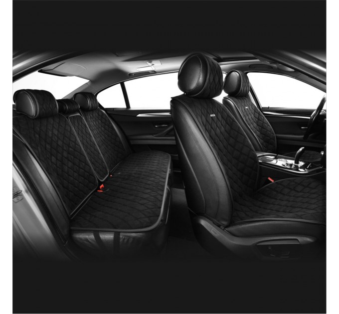 Комплект преміум накидок для сидінь CarLife Nitro, black, ціна: 4 734 грн.