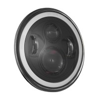 Фара світлодіодна Brevia 60W (4x5W ETI+DRL), 4800Lm/2160Lm, 6000K, 177x70мм 1шт