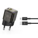 Сетевое зарядное устройство XO CE05 Gan PD30W+QC3.0 18W+ Lighting кабель коричневый, цена: 369 грн.