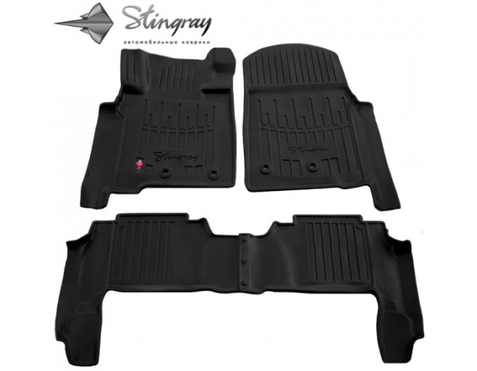 Toyota Land Cruiser 200 (2007-....) комплект 3D ковриков с 4 штук (Stingray), цена: 1 870 грн.
