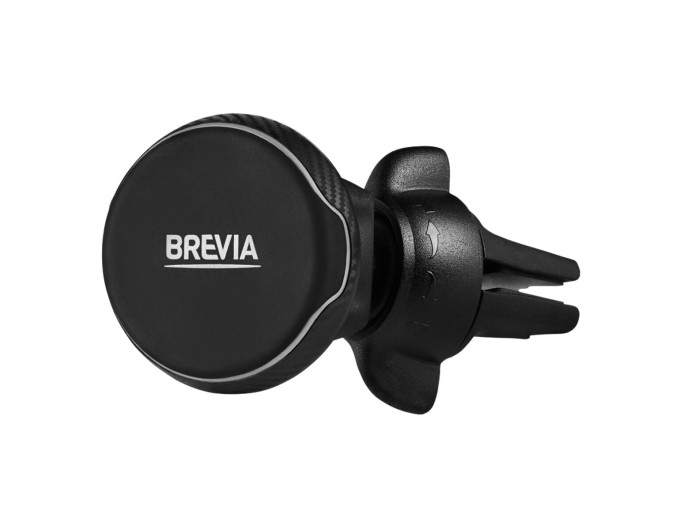 Тримач телефону автомобільний Brevia AirClip MagButton на дефлектор, 4 магніти, ціна: 279 грн.