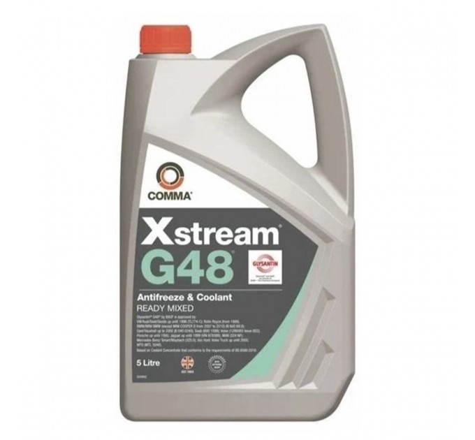 Антифриз Comma Xstream AF RTU G48 зелений готовий 5л, ціна: 1 311 грн.