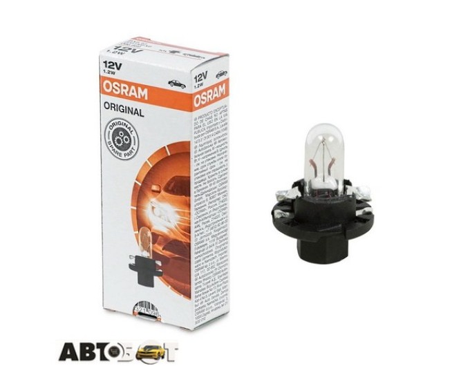 Лампа накаливания Osram Original BX8.4d 12V 1.2W 2351MFX6-UNV (1 шт.), цена: 53 грн.