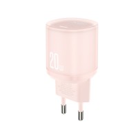 Сетевое зарядное устройство XO L143 PD20W Single USB-C розовый