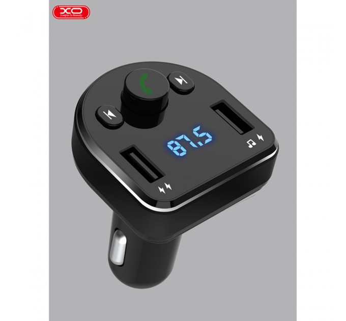 FM-трансмітер XO BCC01 Bluetooth+FM+MP3 чорний, ціна: 369 грн.