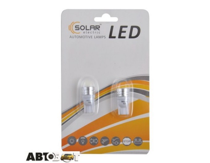LED лампа SOLAR T10 W2.1x9.5d 12V 1W 1SMD white LS241_B2 (2 шт.), ціна: 75 грн.