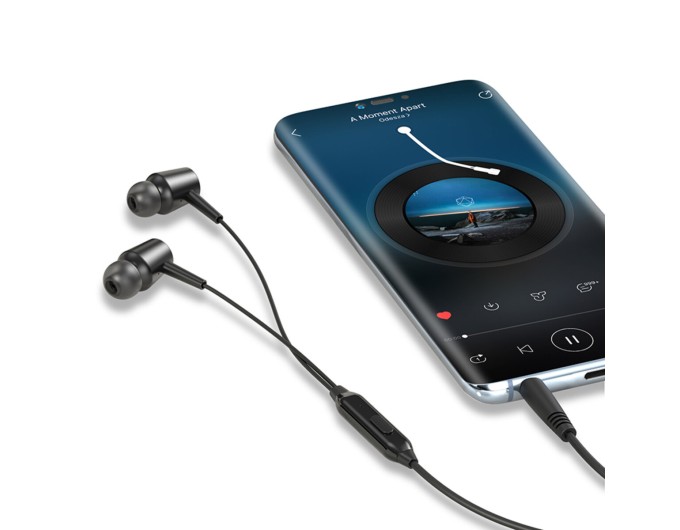 Наушники проволочные XO EP57 Crown In-Ear черные, цена: 69 грн.