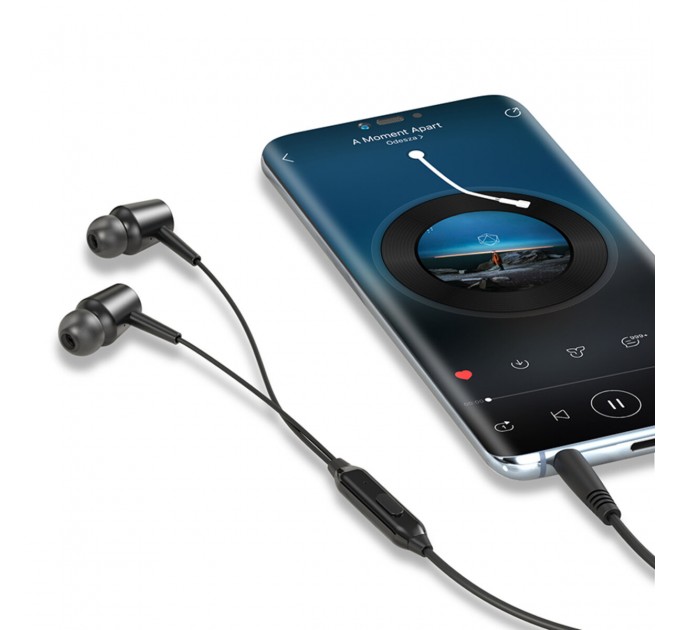 Наушники проволочные XO EP57 Crown In-Ear черные, цена: 45 грн.