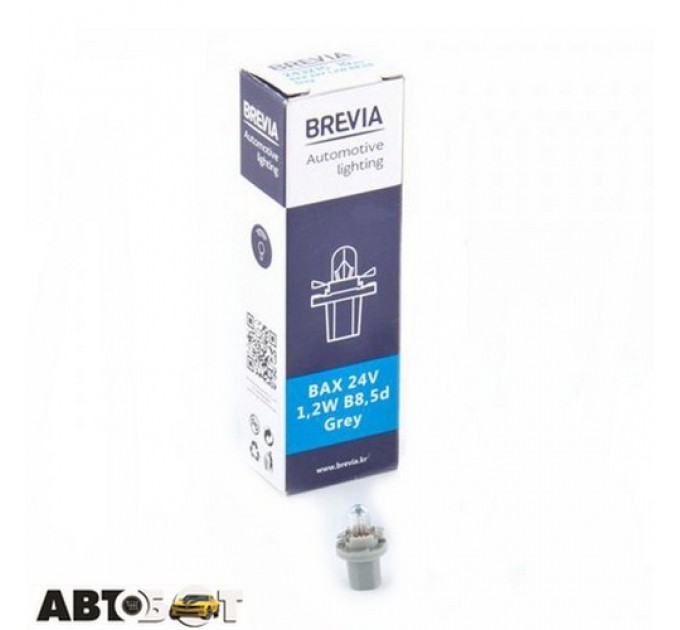  Лампа накаливания BREVIA BAX B8.5d 24V 1.2W Grey CP 24321C (1шт.)