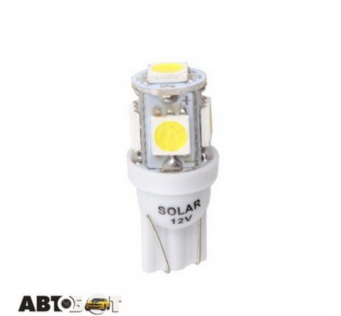  LED лампа SOLAR T10 W2.1x9.5d 12V 5SMD white LS243_B2 (2 шт.)