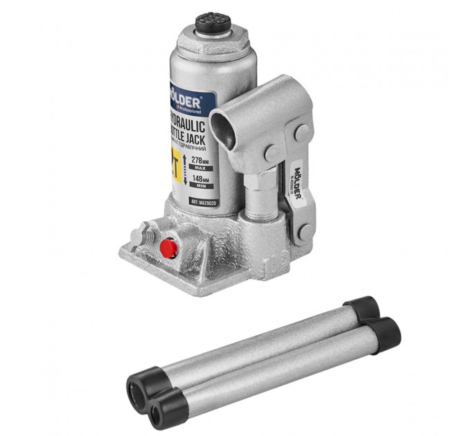 Домкрат гідравлічний пляшковий Molder 2т 148-278мм, ціна: 613 грн.
