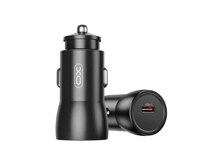 Автомобильное зарядное устройство XO CC57 PD25W Smart Metal Single C Port черный, цена: 129 грн.