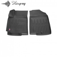 Hyundai Accent (RB) (2010-2017) комплект 3D килимків з 2 штук (Stingray)