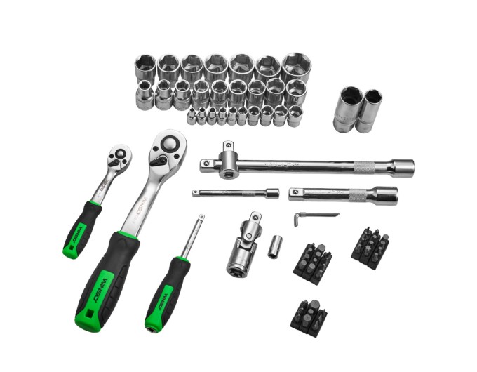 Професійний набір інструментів в кейсі Winso Pro 1/2", 1/4" 72 T, CR-V, 73од., ціна: 2 510 грн.