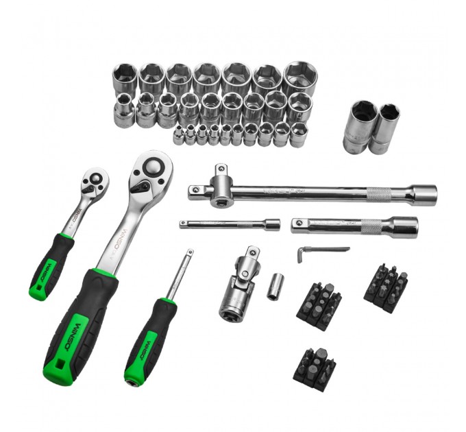 Професійний набір інструментів в кейсі Winso Pro 1/2", 1/4" 72 T, CR-V, 73од., ціна: 2 510 грн.