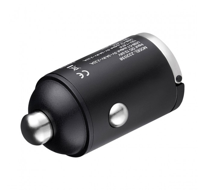 Автомобильное зарядное устройство Winso Pro 38W USB-C+USB-A mini Metal, цена: 408 грн.