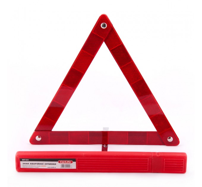 Знак аварійної зупинки (пласт. упак.), ціна: 87 грн.