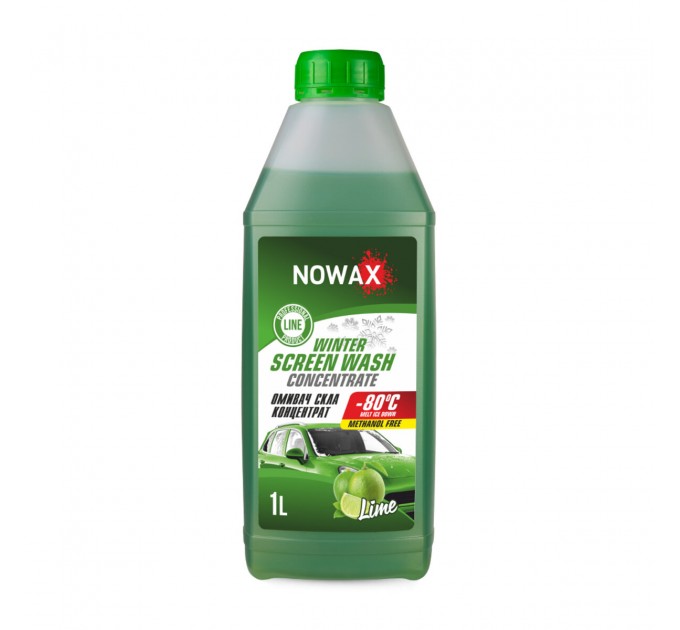Омивач скла Nowax -80°C зимовий Lime концентрат 1л, ціна: 180 грн.