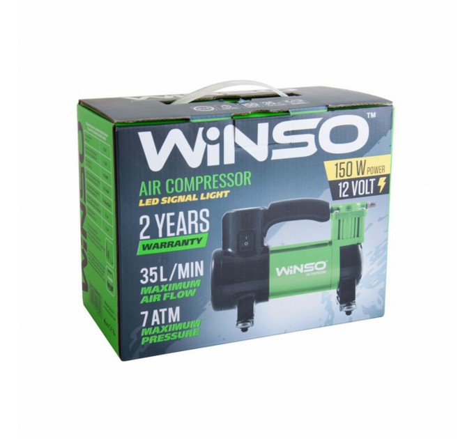 Компрессор автомобильный Winso 7 Атм 35 л/мин 170 Вт, цена: 859 грн.
