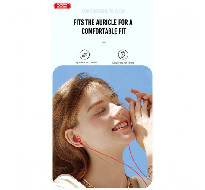 Наушники проволоки XO EP57 Crown In-Ear белые, цена: 45 грн.