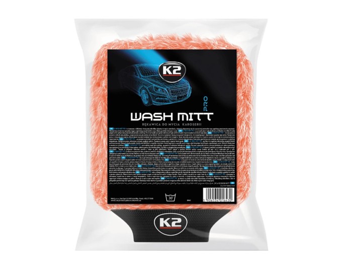 Губка-рукавичка з мікрофібри для ручного миття автомобіля K2 Wash Mitt, ціна: 242 грн.