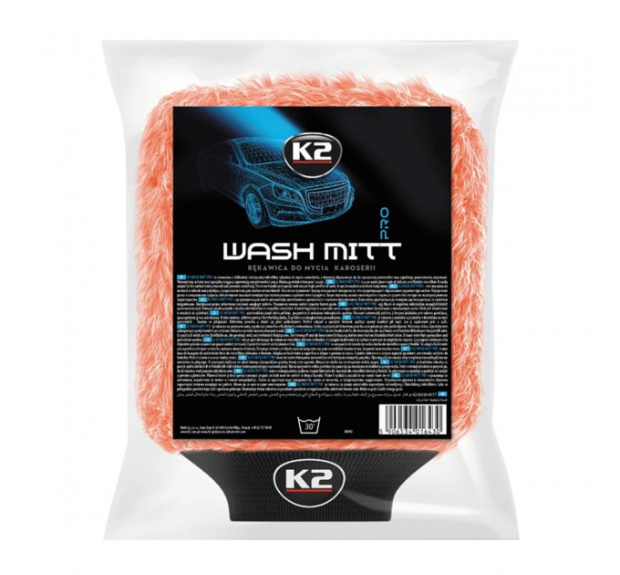 Губка-перчатка из микрофибры для ручной мойки автомобиля K2 Wash Mitt, цена: 237 грн.