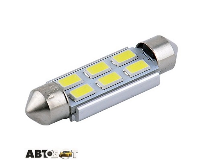 LED лампа SOLAR SV8.5 T11x41 12V 6SMD 5730 CANBUS white SL1361 (2 шт.), ціна: 95 грн.