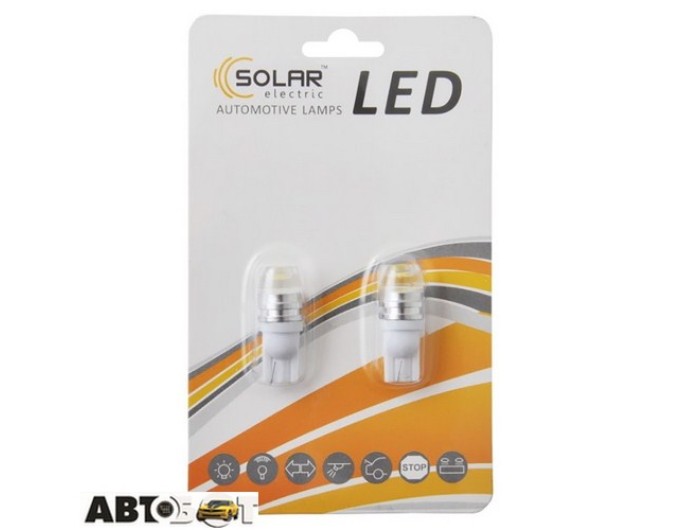 LED лампа SOLAR T10 12V 1W SMD white LS265_B2 (2 шт.), цена: 66 грн.
