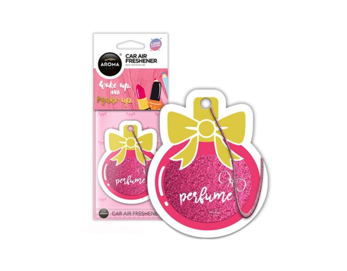 Ароматизатор Aroma Car Cellulose Pink - Perfume Bottle сухой, цена: 57 грн.