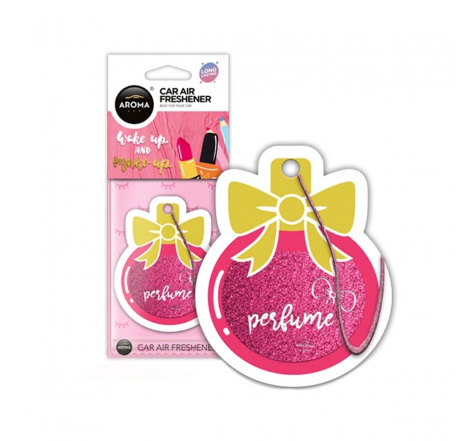Ароматизатор Aroma Car Cellulose Pink - Perfume Bottle сухой, цена: 55 грн.