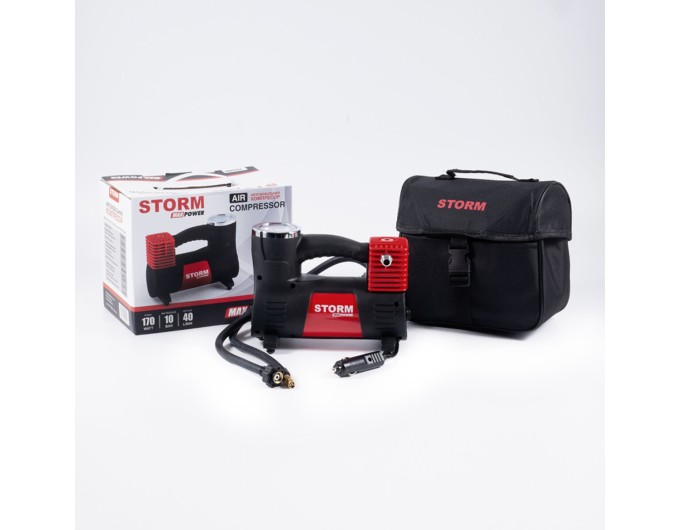 Компресор автомобільний Storm Max Power 10Атм 40л/хв 170Вт, ціна: 1 417 грн.